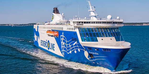M/S Finlandia sailing at sea.
